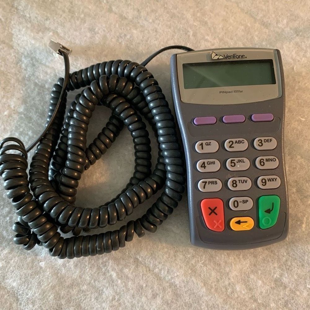 VeriFone PINpad 1000SE Untested Credit Card Machine With Cable